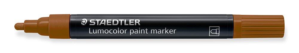 Staedtler Marker Lumocolor Paintmarker Br�ndt Sienna 