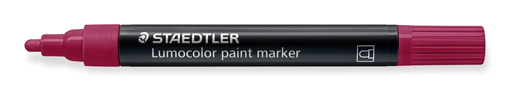 Staedtler Marker Lumocolor Paintmarker Karmin
