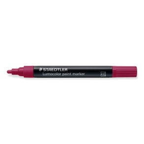 Staedtler Marker Lumocolor Paintmarker Karmin