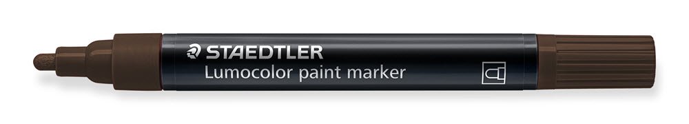 Staedtler Marker Lumocolor Paintmarker M�rk Brun