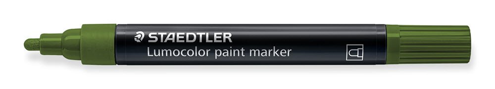 Staedtler Marker Lumocolor Paintmarker Oliven Gr�n