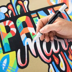 Staedtler Marker Lumocolor Paintmarker Orange