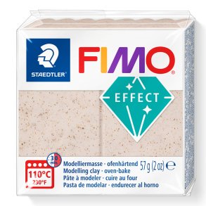 Fimo Effect 57g Botanik Brun m. Hyben