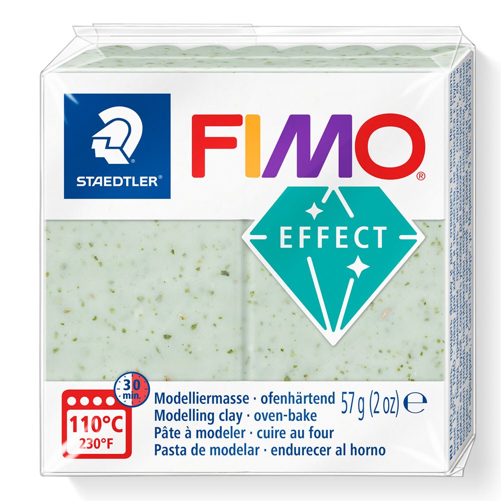 Fimo Effect 57g Botanik Grn m. Spinatblade