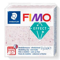 Fimo Effect 57g Botanik Rosa m. Rosenblade 1 stk.