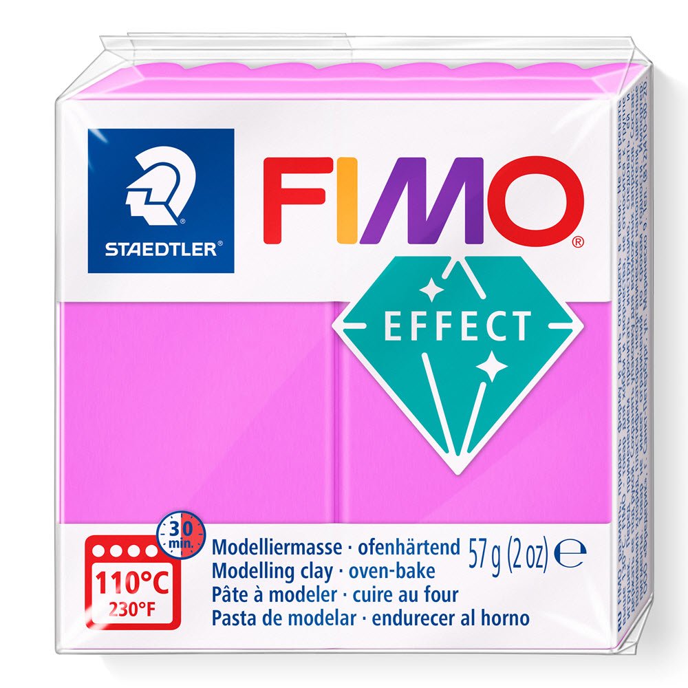 Fimo Effect Neon Lilla 57g