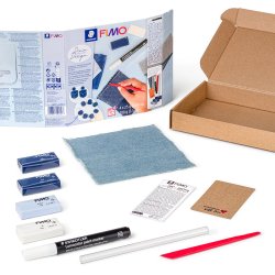 Fimo Smykke st Denim how to create Design