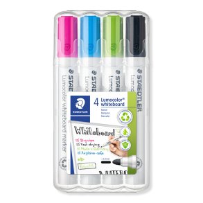 Lumocolor whiteboard marker 351 WP4-1, 4 farver