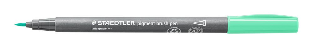 Staedtler Brush Pen Pigment Jade Grn