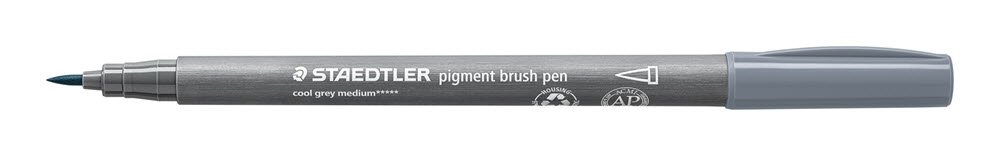 Staedtler Brush Pen Pigment Kold Gr