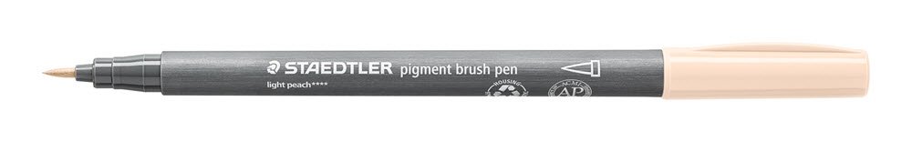 Staedtler Brush Pen Pigment Lys Fersken