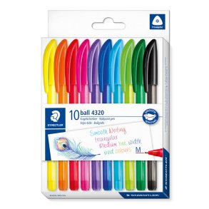 Staedtler kuglepen 10 ass farver 4320M