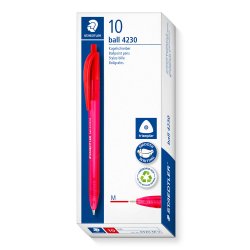 Staedtler Kuglepen Ball 4230 Rd Medium 10stk