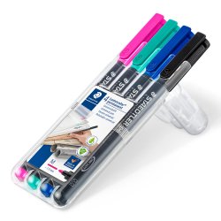 Staedtler Lumocolor Permanent 4 stk Medim