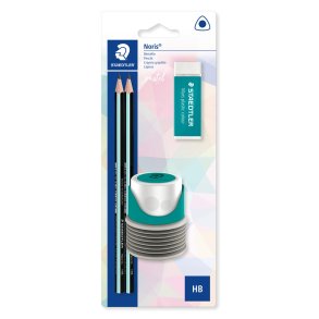 Staedtler Noris Blyantst m. visk og spidser ass.