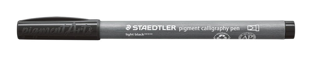 Staedtler pigment pen Calligrafi Lys Sort