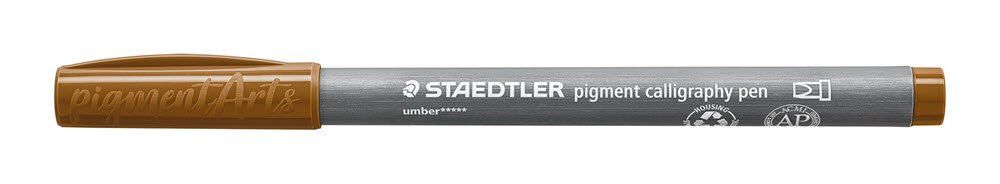 Staedtler pigment pen Calligrafi Umber