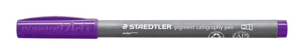 Staedtler pigment pen Calligrafi Violet