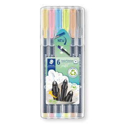 Triplus Fineliner Hygge 6stk Pastel