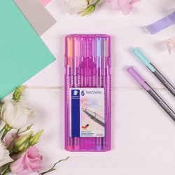Triplus Fineliner Hygge 6stk Pastel