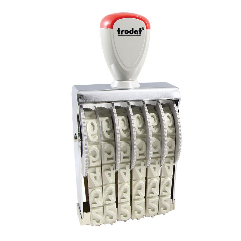 Trodat 1556 B�ndstempel 6 tal
