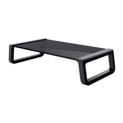 Monta Glass Monitor Stand, Black