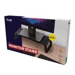 Monta Glass Monitor Stand, Black