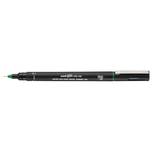 Uni Pin Fine Liner Gr�n 01