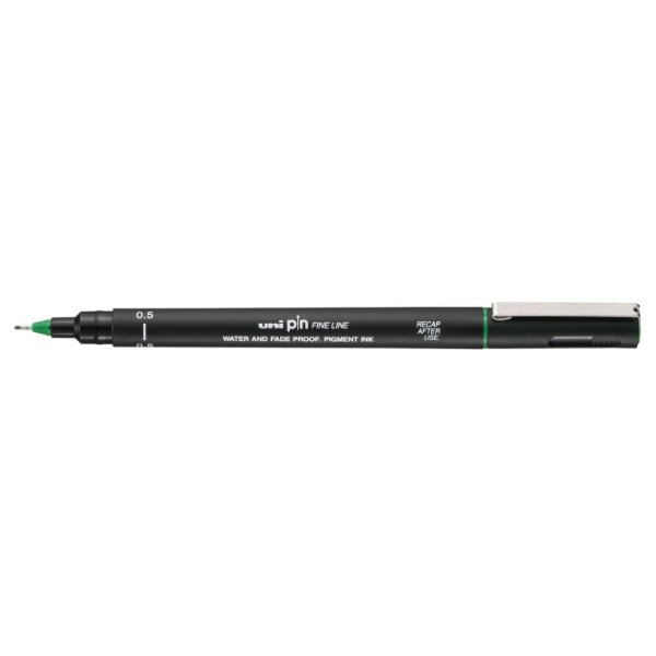 Uni Pin Fine Liner Gr�n 05