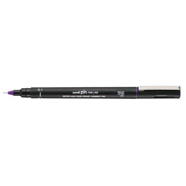 Uni Pin Fine Liner Lilla 01