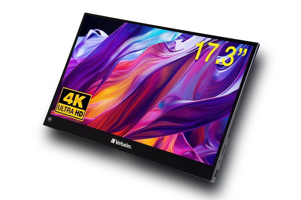 Port Touch Monitor17.3'' 4K Ultra HD Metal Housing