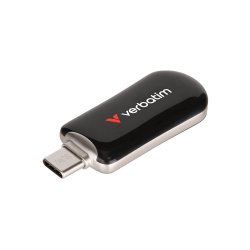 VERBATIM Plectra USB-C Flash Drive Black 64GB