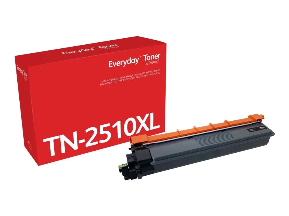 Everyday Black Toner Brother TN2510XL, High Capacity