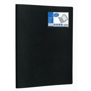 Bantex Demomappe A4 Sort 10lommer M/visitkort