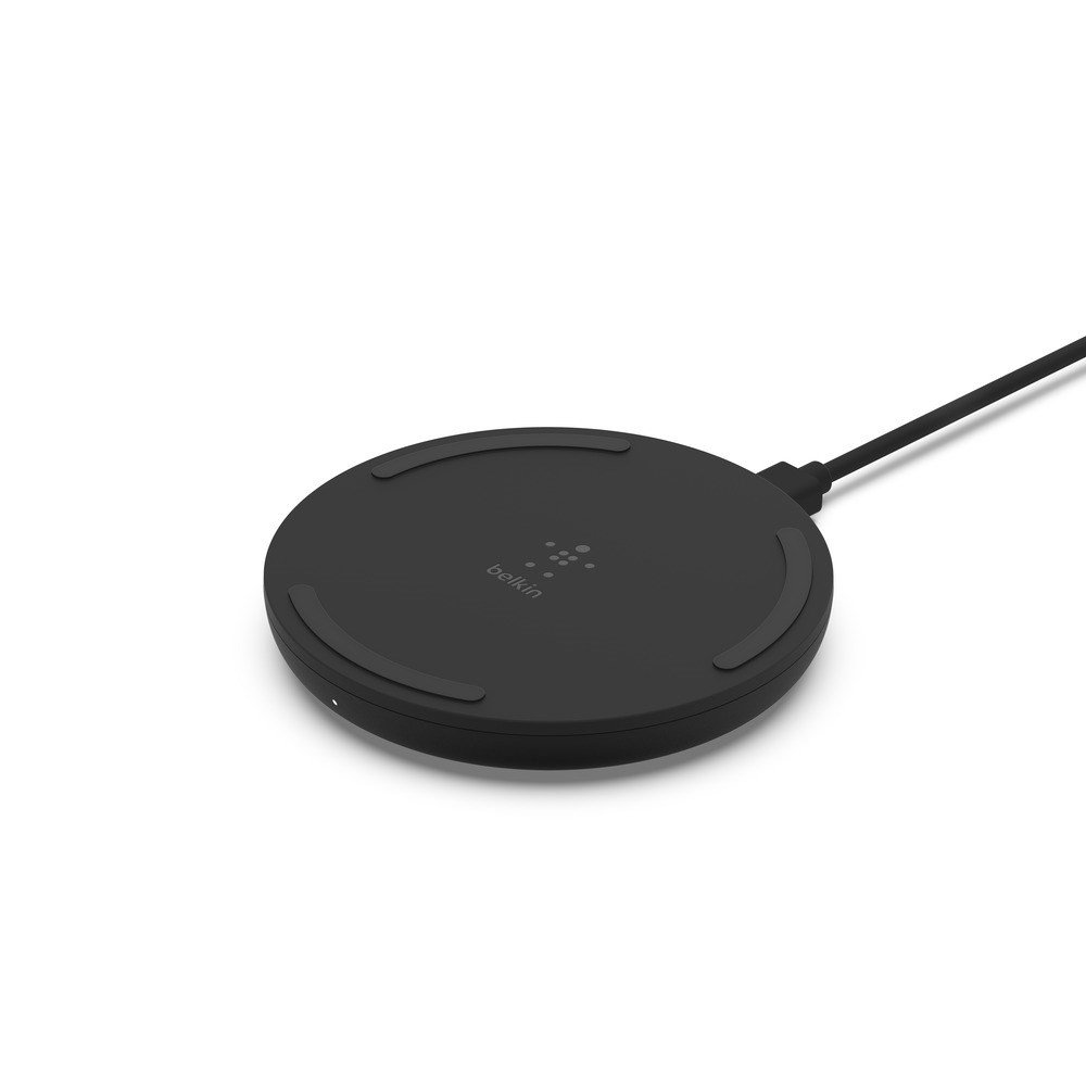 10W Wireless Charging Pad PSU &amp; Micro USB Black