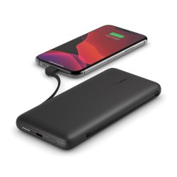 10K PD Power Bank Cables USB C and Lightning sort