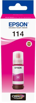 114 EcoTank Magenta Ink bottle