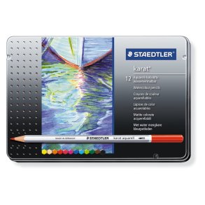 Staedtler karat aquarelle farveblyanter 12 farver