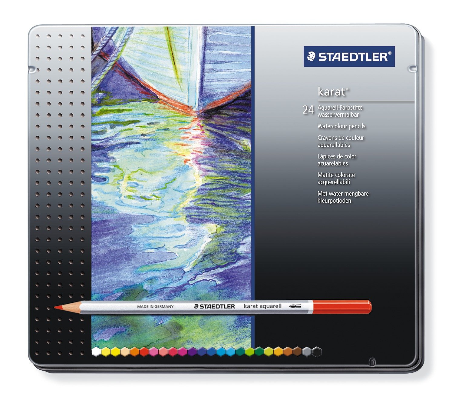 Staedtler karat aquarelle farveblyanter 24 farver