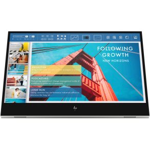 14'' HP Monitor E14 G4 USB-C Portable Black/Silver