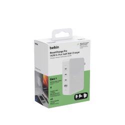 140W 4 ports USB GaN Wall Charger UK EU US plug