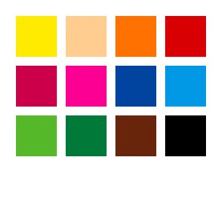 Farveblyant Akvarel 12 stk. assorterede