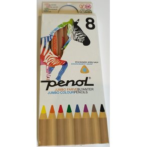 Penol Jumbo farveblyanter 8stk