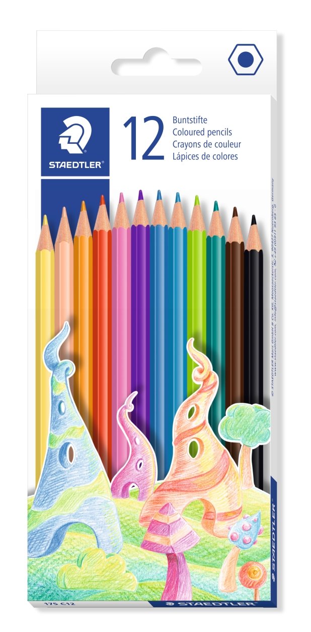 STAEDTLER Farveblyant 12 stk. assorterede