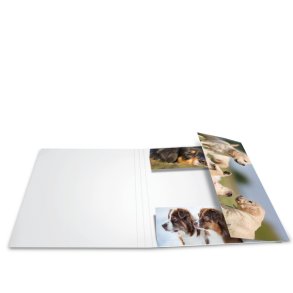 A4 elastikmappe pap, 