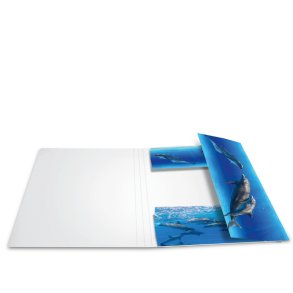 A4 elastikmappe pap, 