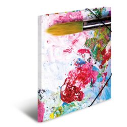 A4 elastikmappe pap, "MALING"