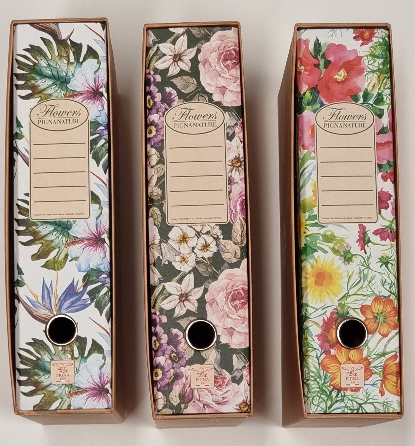 Brevordner I Kassette Flowers