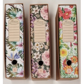 Brevordner I Kassette Flowers