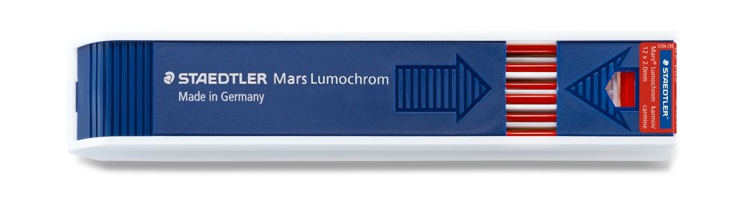 MARS Lumochrom 2 mm. Carmaine 12 stk.